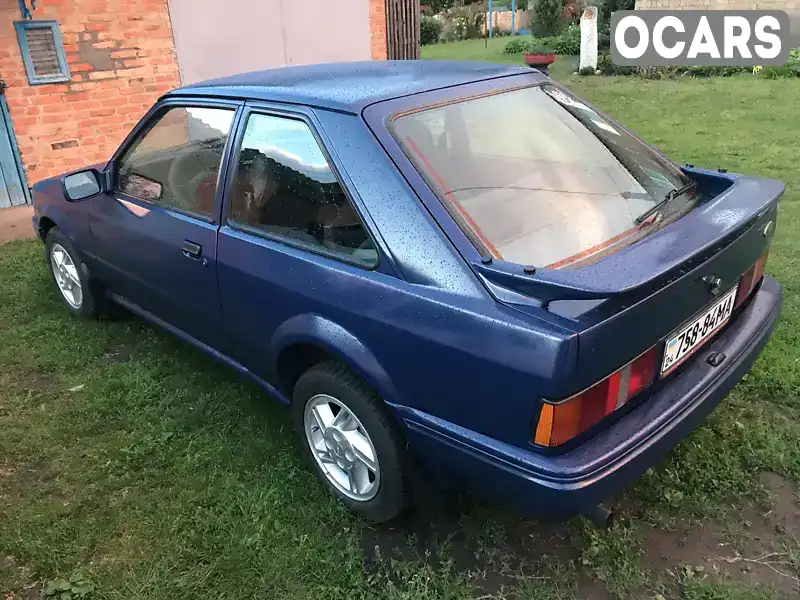 Хэтчбек Ford Escort 1987 1.6 л. Ручная / Механика обл. Киевская, location.city.hrebinky - Фото 1/9