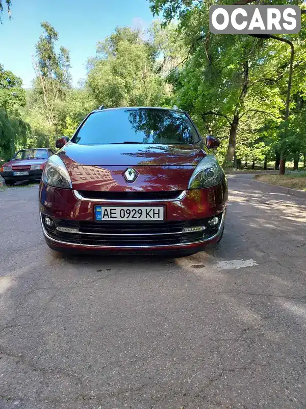 Мінівен Renault Grand Scenic 2013 1.46 л. Автомат обл. Запорізька, Запоріжжя - Фото 1/15