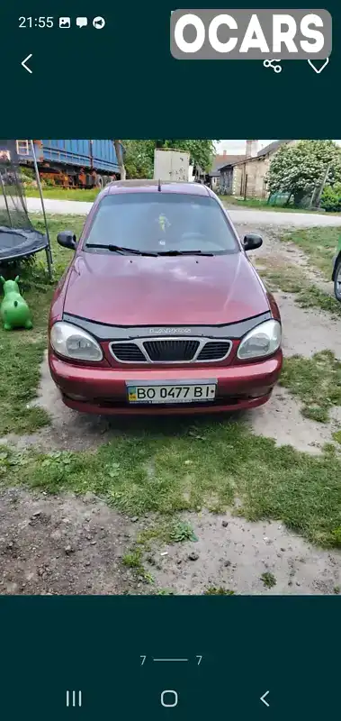 Седан Daewoo Lanos 2003 1.5 л. Ручна / Механіка обл. Тернопільська, Тернопіль - Фото 1/8