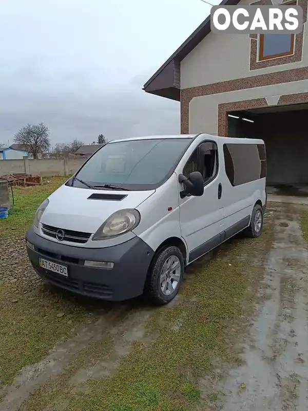 Мінівен Opel Vivaro 2006 1.87 л. Ручна / Механіка обл. Івано-Франківська, Калуш - Фото 1/9