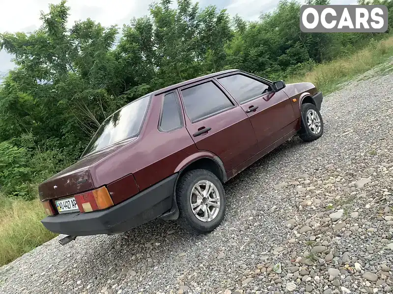 Седан ВАЗ / Lada 21099 2008 1.5 л. Ручная / Механика обл. Закарпатская, Виноградов - Фото 1/21