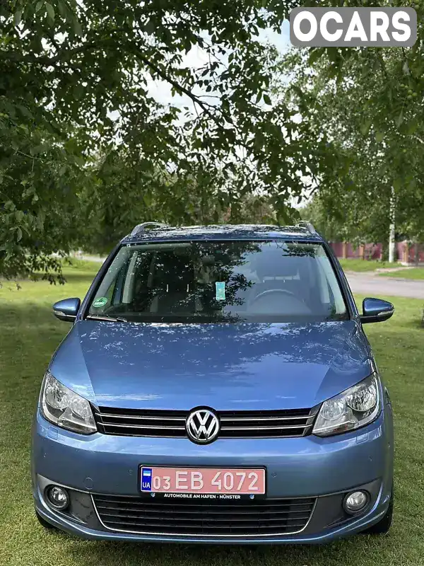 Минивэн Volkswagen Touran 2013 1.6 л. Ручная / Механика обл. Волынская, Луцк - Фото 1/21