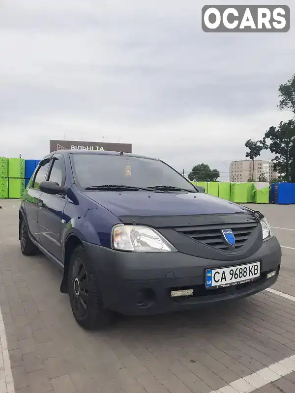 Седан Dacia Logan 2007 1.4 л. Ручная / Механика обл. Черкасская, Умань - Фото 1/8