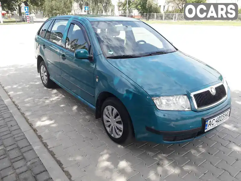 Универсал Skoda Fabia 2002 1.39 л. Автомат обл. Волынская, Луцк - Фото 1/11