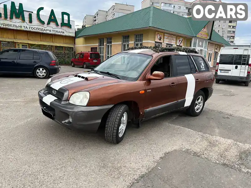 Внедорожник / Кроссовер Hyundai Santa FE 2003 2 л. Ручная / Механика обл. Киевская, Вышгород - Фото 1/9