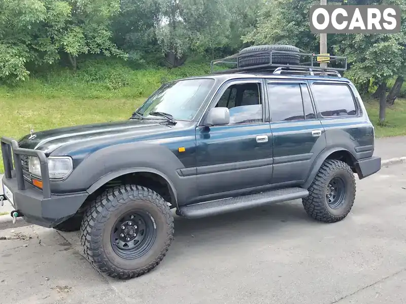 Позашляховик / Кросовер Toyota Land Cruiser 1996 4.2 л. Ручна / Механіка обл. Київська, Київ - Фото 1/16