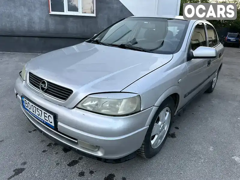 Хетчбек Opel Astra 2002 1.69 л. Ручна / Механіка обл. Тернопільська, Кременець - Фото 1/14