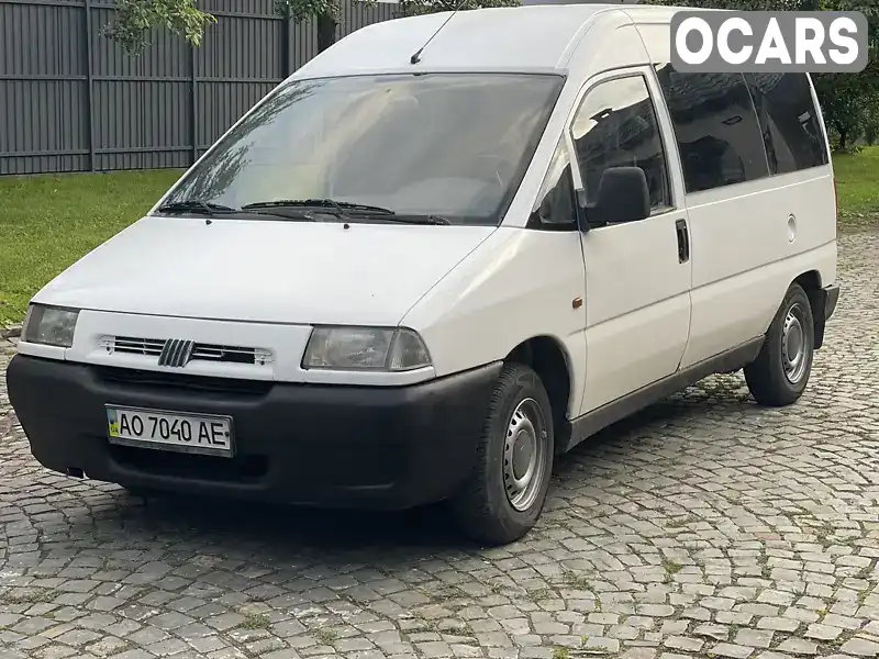 Мінівен Fiat Scudo 1999 1.91 л. Ручна / Механіка обл. Закарпатська, Ужгород - Фото 1/10