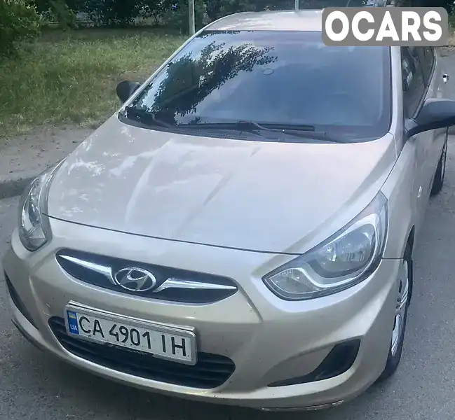 Седан Hyundai Accent 2011 1.4 л. Ручная / Механика обл. Черкасская, Черкассы - Фото 1/9