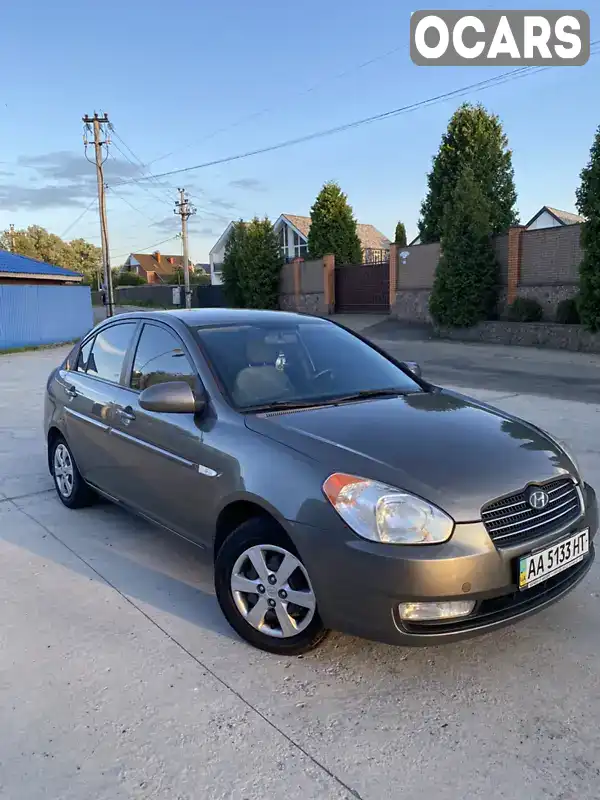 Седан Hyundai Accent 2008 1.6 л. Ручна / Механіка обл. Київська, Київ - Фото 1/21