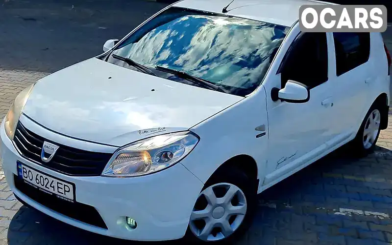 Хэтчбек Dacia Sandero 2009 1.39 л. Ручная / Механика обл. Тернопольская, Тернополь - Фото 1/21