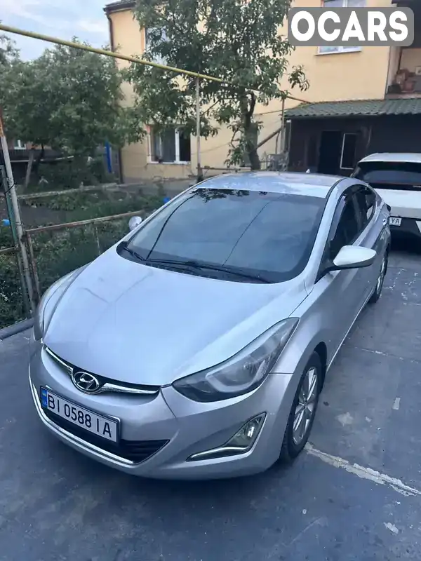 Седан Hyundai Elantra 2013 1.8 л. Автомат обл. Полтавская, Машевка - Фото 1/11