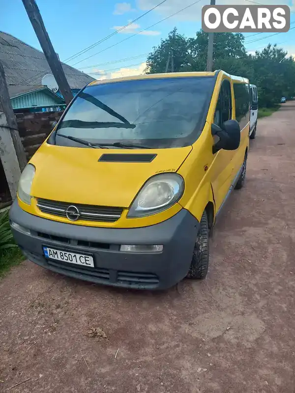 Мінівен Opel Vivaro 2004 1.87 л. Ручна / Механіка обл. Житомирська, Овруч - Фото 1/12