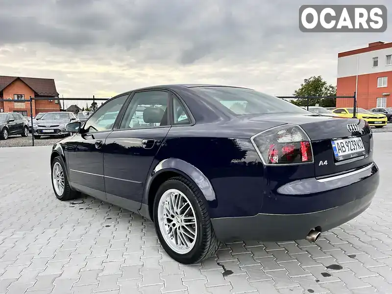 Седан Audi A4 2002 1.6 л. Ручна / Механіка обл. Вінницька, Вінниця - Фото 1/21