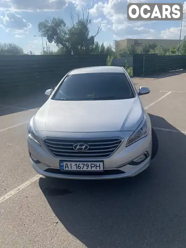 Седан Hyundai Sonata 2015 2 л. Автомат обл. Киевская, Киев - Фото 1/14