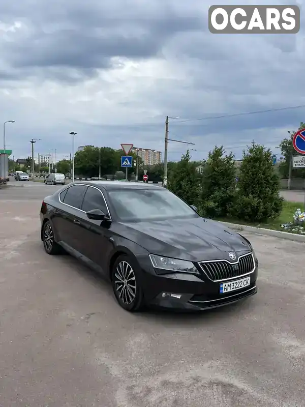 Ліфтбек Skoda Superb 2016 2 л. Автомат обл. Житомирська, Житомир - Фото 1/21