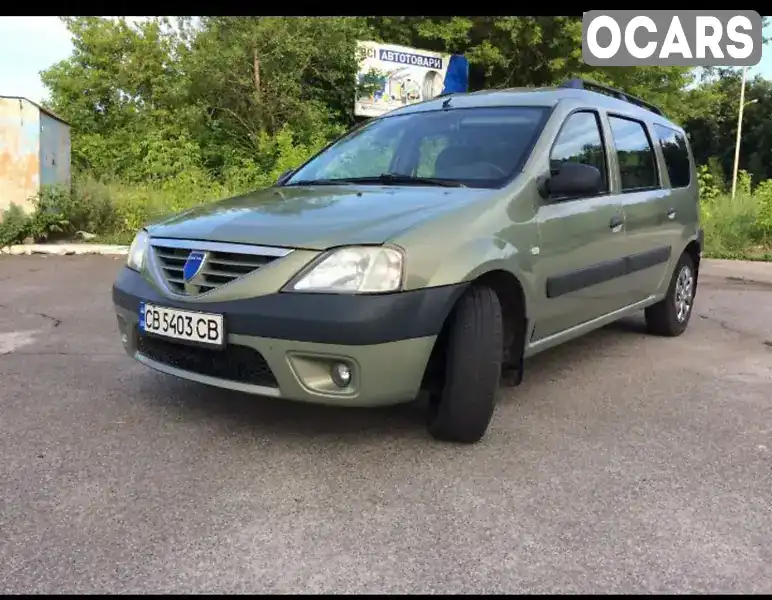 Универсал Dacia Logan MCV 2007 1.6 л. Ручная / Механика обл. Черниговская, Мена - Фото 1/16