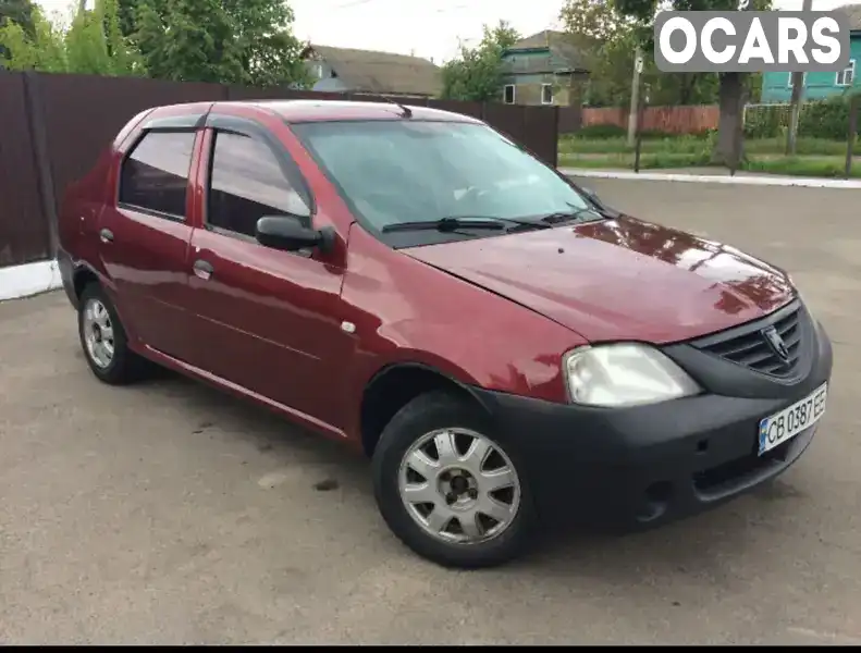 Седан Dacia Logan 2006 1.4 л. Ручная / Механика обл. Черниговская, Мена - Фото 1/9