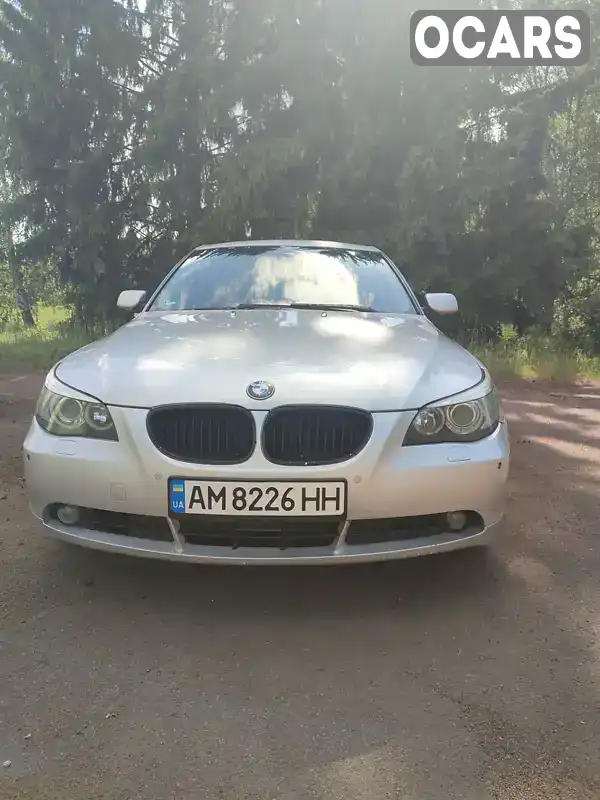 Седан BMW 5 Series 2003 2.2 л. Ручная / Механика обл. Житомирская, Народичи - Фото 1/9