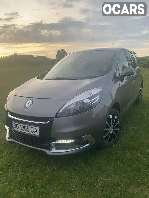 Мінівен Renault Scenic 2012 1.46 л. Ручна / Механіка обл. Тернопільська, Заліщики - Фото 1/13