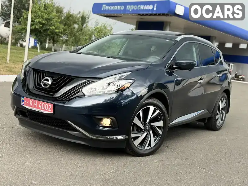 Позашляховик / Кросовер Nissan Murano 2018 3.5 л. Автомат обл. Полтавська, Лубни - Фото 1/21