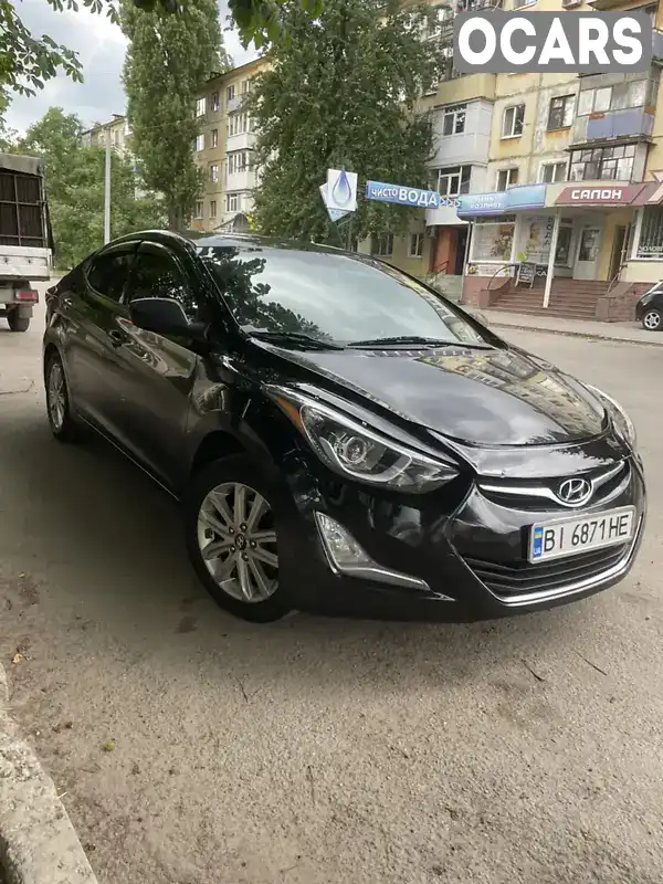 Седан Hyundai Elantra 2014 1.8 л. Автомат обл. Полтавська, Полтава - Фото 1/6