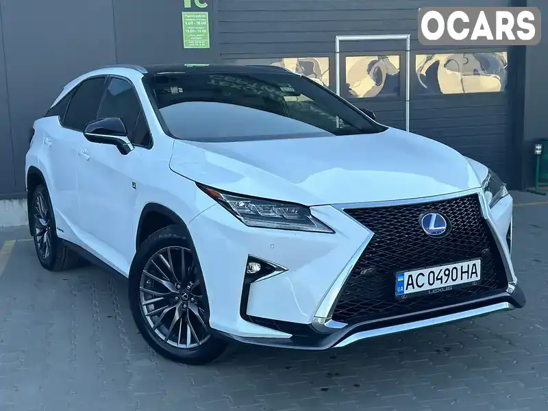 Позашляховик / Кросовер Lexus RX 2018 3.46 л. Варіатор обл. Волинська, Луцьк - Фото 1/21