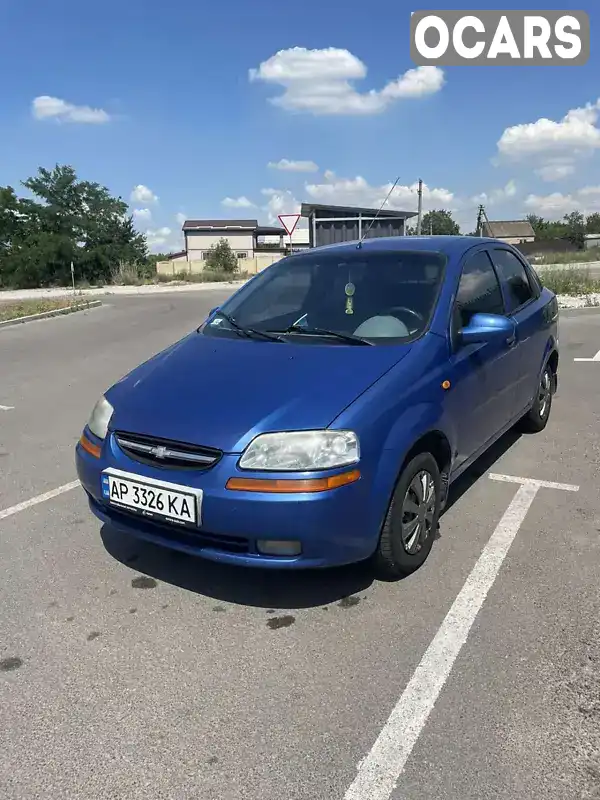 Седан Chevrolet Aveo 2004 1.5 л. Ручная / Механика обл. Запорожская, Запорожье - Фото 1/12