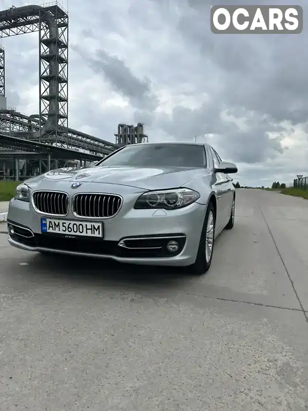 Седан BMW 5 Series 2014 2 л. Автомат обл. Житомирська, Коростень - Фото 1/21