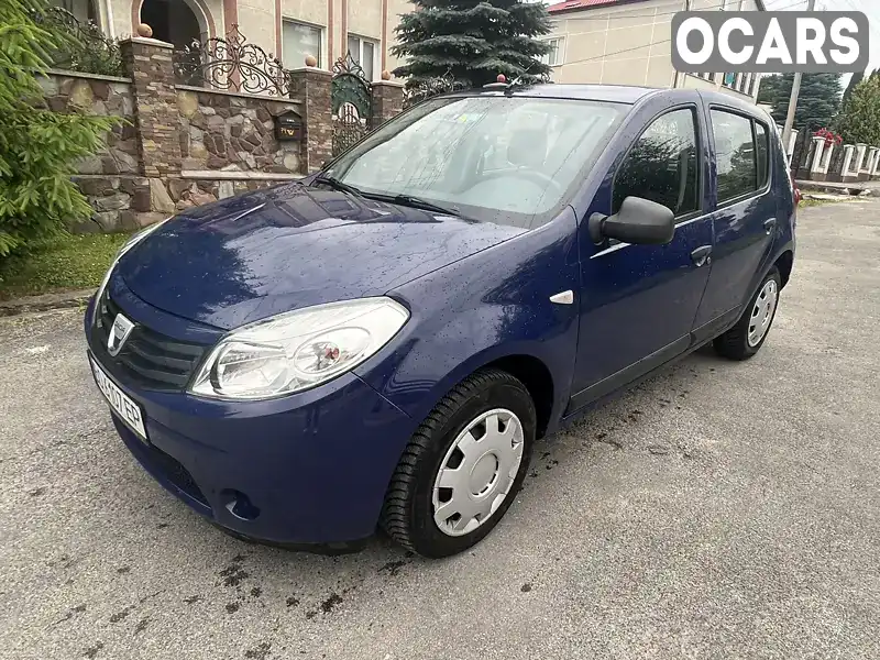 Хэтчбек Dacia Sandero 2009 1.4 л. обл. Тернопольская, Тернополь - Фото 1/12