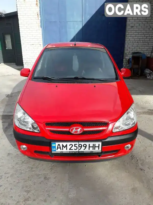 Хетчбек Hyundai Getz 2007 1.4 л. Ручна / Механіка обл. Житомирська, Житомир - Фото 1/14