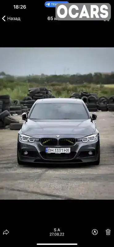 Седан BMW 3 Series 2014 2 л. Типтроник обл. Одесская, Одесса - Фото 1/9