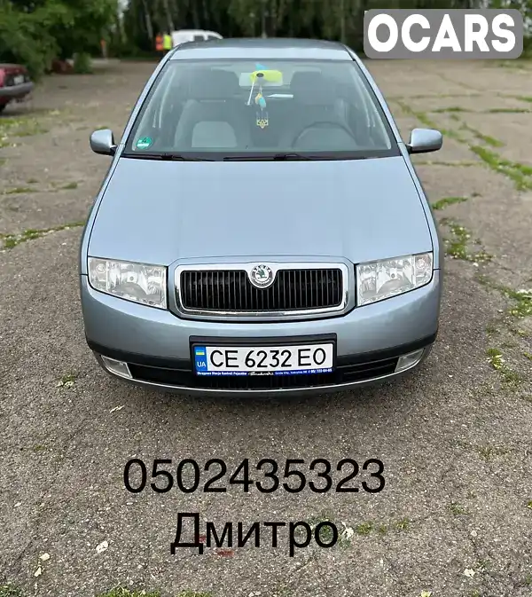 Хэтчбек Skoda Fabia 2001 1.39 л. Автомат обл. Черновицкая, Черновцы - Фото 1/13