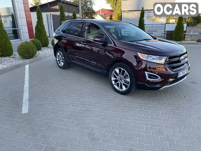 Позашляховик / Кросовер Ford Edge 2018 3.5 л. Автомат обл. Полтавська, Лубни - Фото 1/13