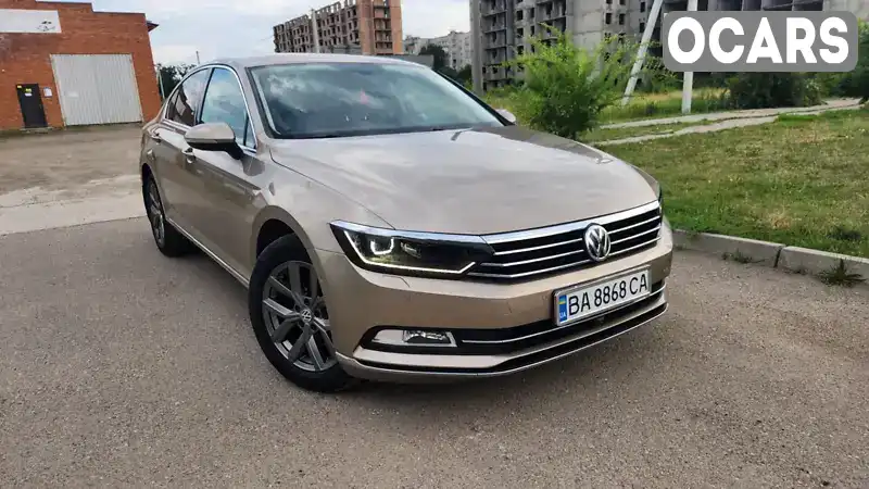 Седан Volkswagen Passat 2015 1.8 л. Робот обл. Кіровоградська, Долинська - Фото 1/21