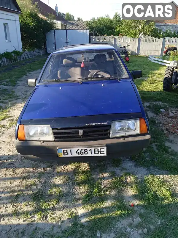 Хэтчбек ВАЗ / Lada 2109 1992 1.1 л. Ручная / Механика обл. Полтавская, Новые Санжары - Фото 1/6