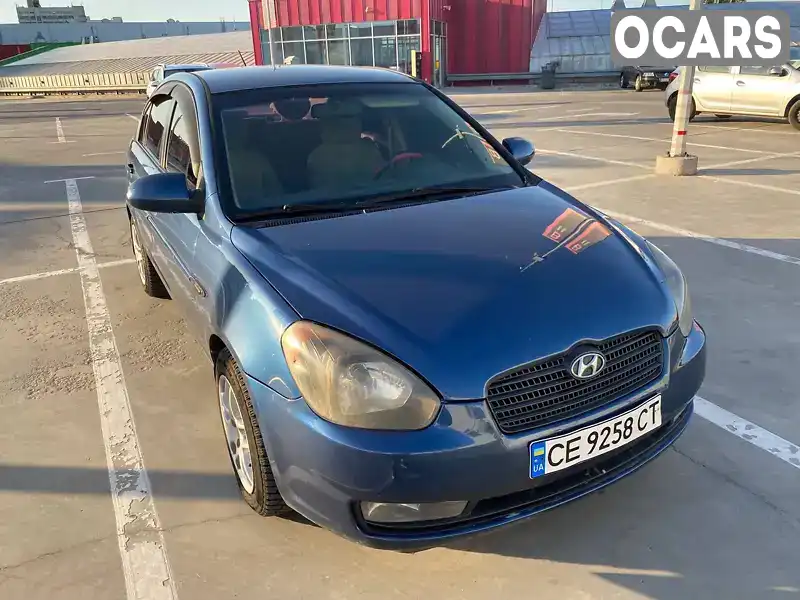 Седан Hyundai Accent 2007 1.4 л. Ручна / Механіка обл. Київська, Київ - Фото 1/20