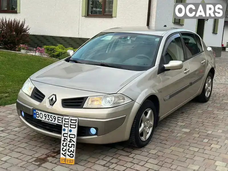 Седан Renault Megane 2006 1.6 л. Ручная / Механика обл. Тернопольская, Бучач - Фото 1/21