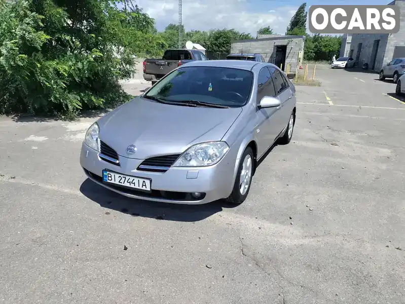 Седан Nissan Primera 2003 1.6 л. Ручна / Механіка обл. Полтавська, Кременчук - Фото 1/14