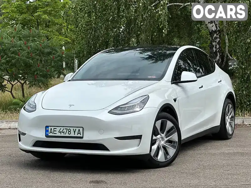 Внедорожник / Кроссовер Tesla Model Y 2021 null_content л. Автомат обл. Днепропетровская, Днепр (Днепропетровск) - Фото 1/21