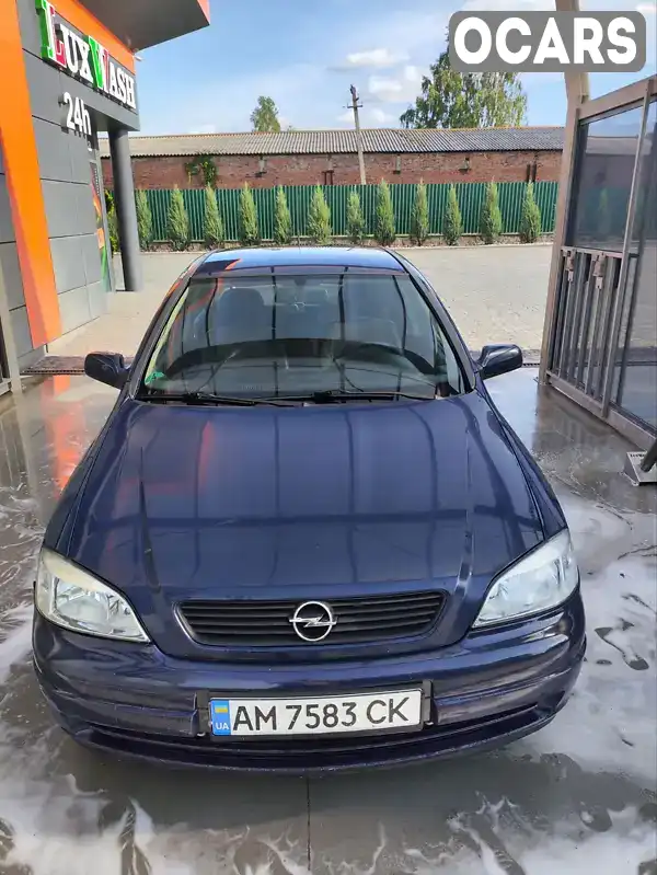 Хетчбек Opel Astra 2002 1.6 л. Ручна / Механіка обл. Житомирська, Коростишів - Фото 1/10