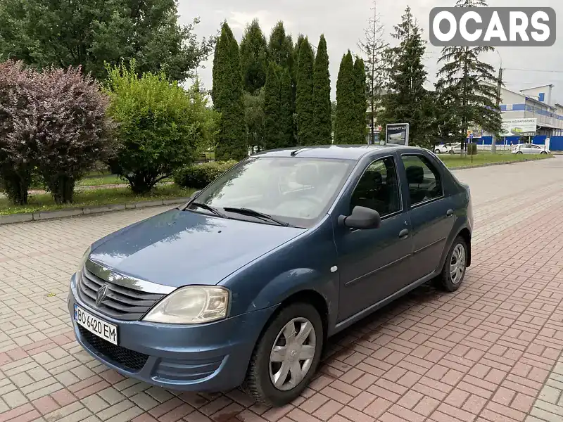 Седан Renault Logan 2010 1.39 л. Ручная / Механика обл. Тернопольская, Тернополь - Фото 1/12