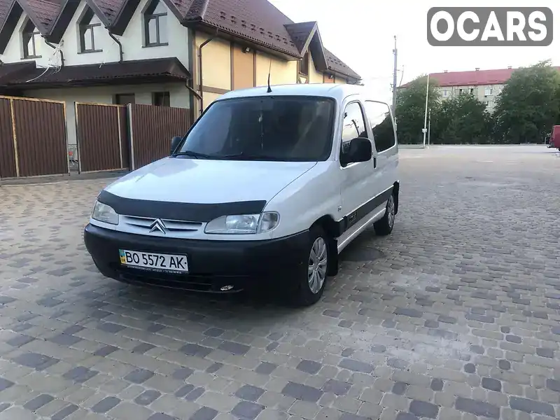 Мінівен Citroen Berlingo 2000 2 л. Ручна / Механіка обл. Тернопільська, Тернопіль - Фото 1/17