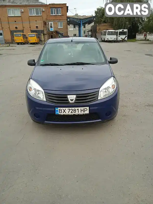 Хэтчбек Dacia Sandero 2009 1.39 л. Ручная / Механика обл. Хмельницкая, Шепетовка - Фото 1/9