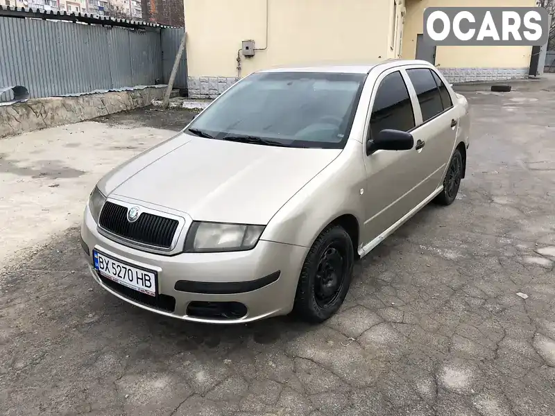 Седан Skoda Fabia 2006 1.39 л. Ручная / Механика обл. Хмельницкая, Каменец-Подольский - Фото 1/8