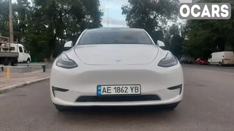 Внедорожник / Кроссовер Tesla Model Y 2021 null_content л. Автомат обл. Днепропетровская, Днепр (Днепропетровск) - Фото 1/4