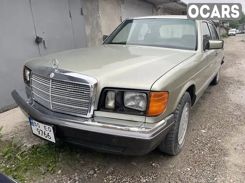 Седан Mercedes-Benz S-Class 1985 2 л. Ручная / Механика обл. Тернопольская, Тернополь - Фото 1/10