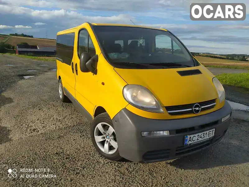 Минивэн Opel Vivaro 2004 1.87 л. Ручная / Механика обл. Волынская, Ратно - Фото 1/5