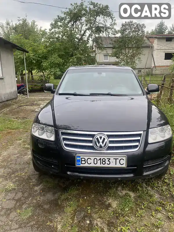 Внедорожник / Кроссовер Volkswagen Touareg 2005 2.5 л. Ручная / Механика обл. Львовская, Львов - Фото 1/10