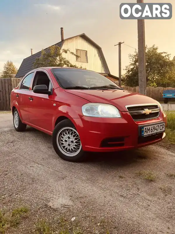 Седан Chevrolet Aveo 2009 1.21 л. Ручна / Механіка обл. Житомирська, Коростень - Фото 1/20